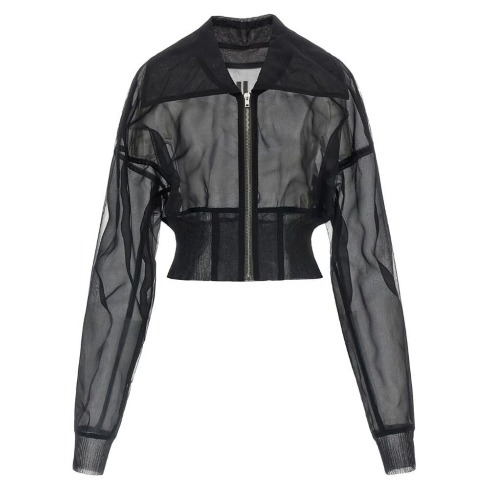 Rick Owens Black Nylon Women's Bomber